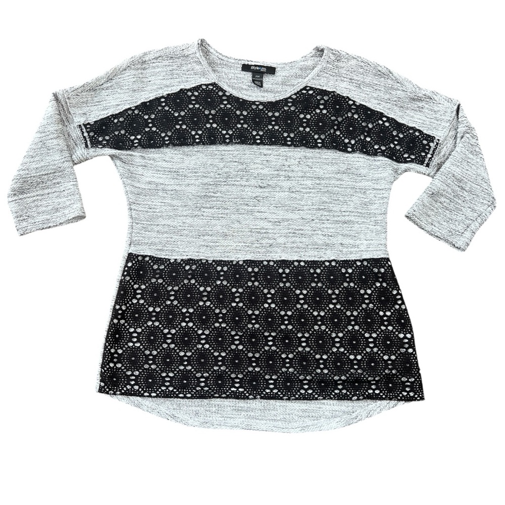 Style & Co Gray  Sweater